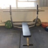 Full Commercial Gym Equipment Package - 10 Stations + Free Weights 15 bench press