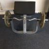 Full Commercial Gym Equipment Package - 10 Stations + Free Weights 3 preacher bench