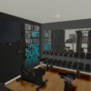 Garage Gym or Small Room Gym Package (15m2) 7 home gym equipment package